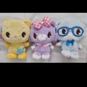Meukledreamy Plush Trio - Yellow, Purple, Blue